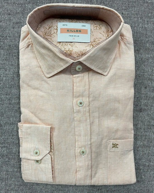 Killer - Linen Shirt with Full Sleeves