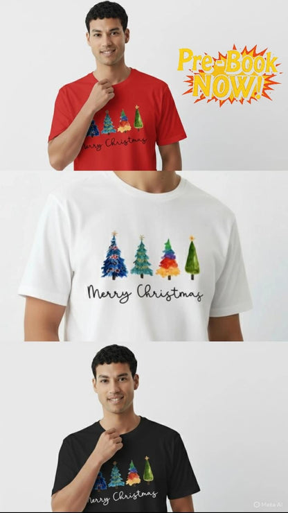 Merry Christmas T shirt - Black