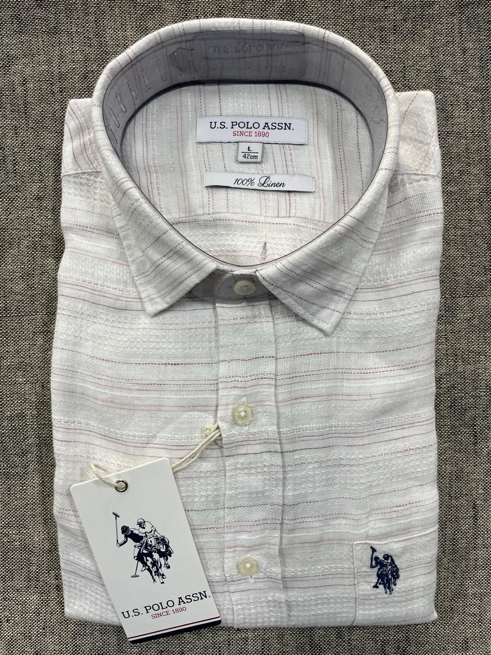 U.S. Polo Assn. - Full sleeve Linen shirts