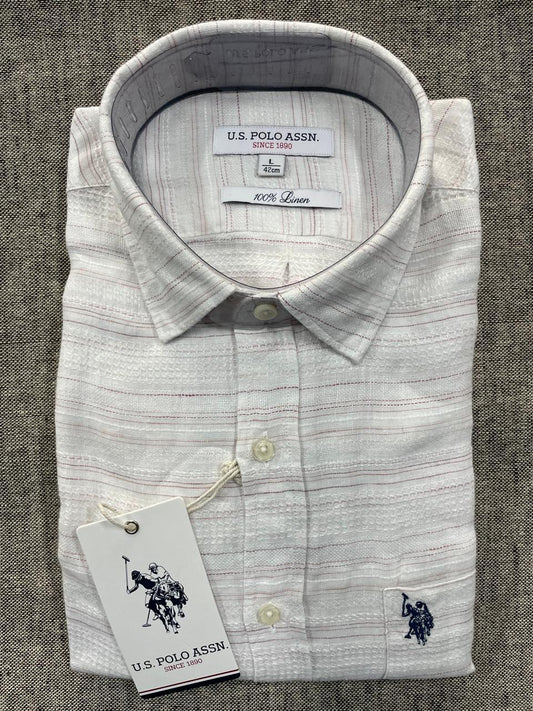 U.S. Polo Assn. - Full sleeve Linen shirts