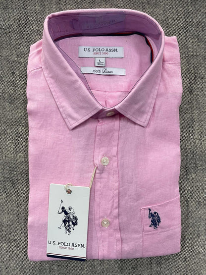 U.S. Polo Assn. - Full sleeve Linen shirts