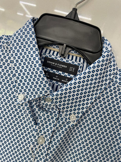 Denim & Flower - Stretch Slim Fit Full Sleeve Shirt