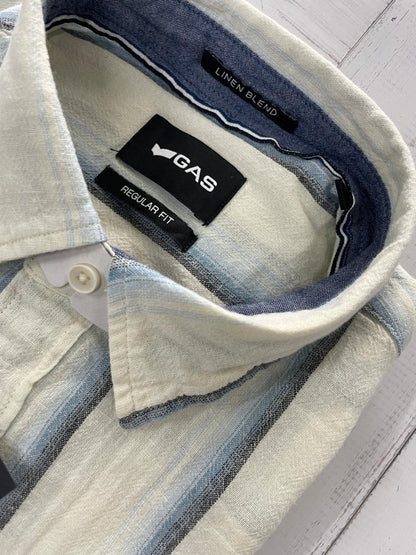 GAS - Linen blend full sleeve regular fit shirt
