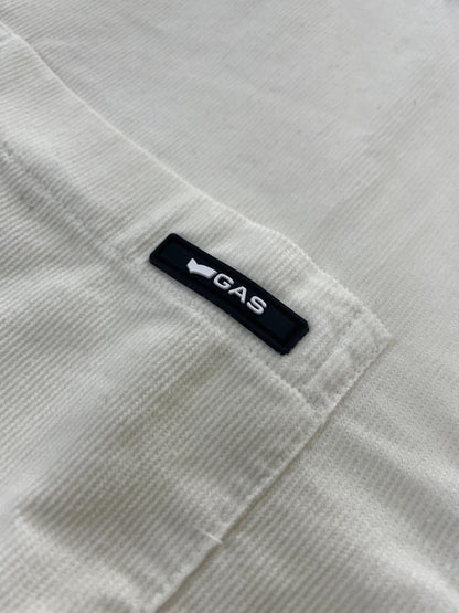 GAS - Off-white colour corduroy full sleeve  regular fit shirt