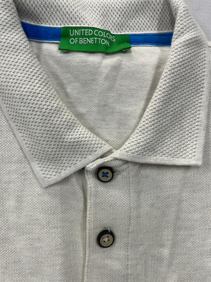 United Colors of Benetton - Men Solid Polo Collar Cotton T-shirt