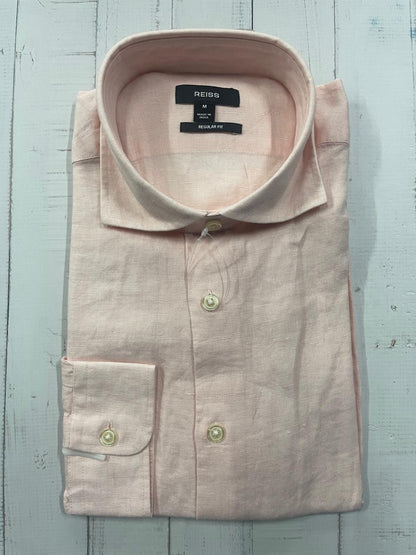REISS - Regular fit linen shirt