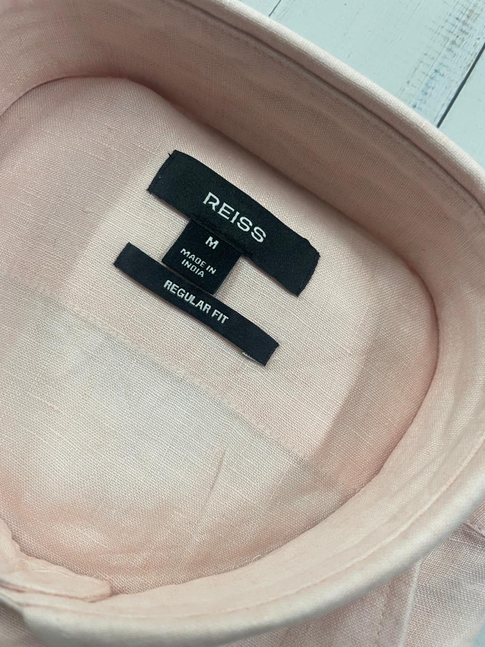 REISS - Regular fit linen shirt