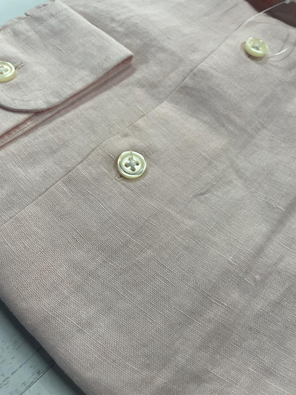 REISS - Regular fit linen shirt