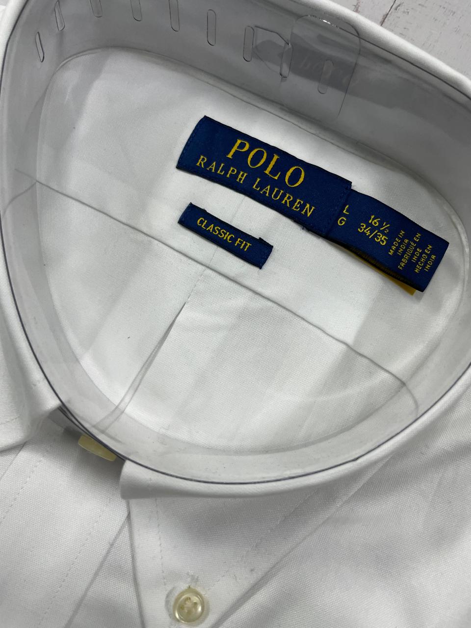 Polo Ralph Lauren - Classic Fit White Full Sleeve Shirt