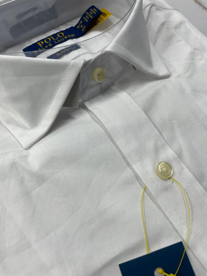 Polo Ralph Lauren - Slim Fit White Full Sleeve Shirt