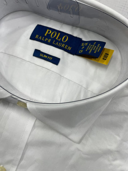 Polo Ralph Lauren - Slim Fit White Full Sleeve Shirt