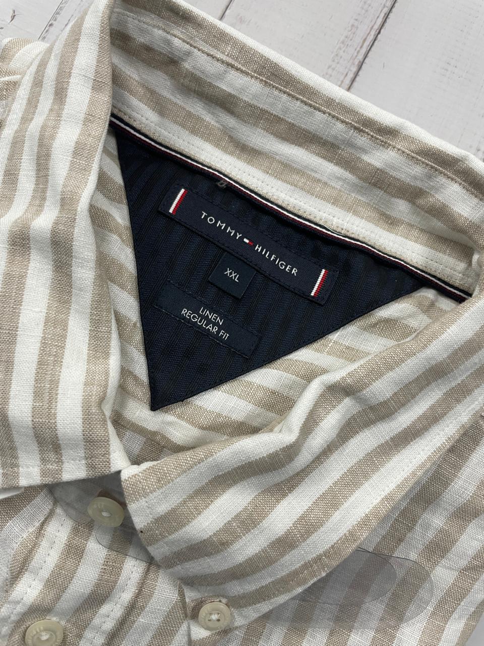 Tommy Hilfiger - Full Sleeved LINEN Regular Fit Shirt
