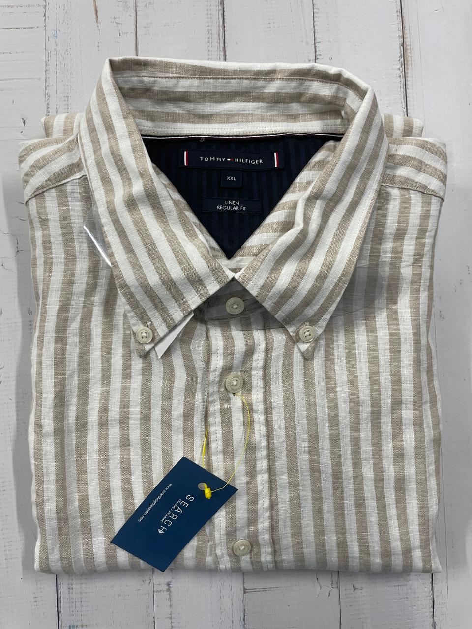 Tommy Hilfiger - Full Sleeved LINEN Regular Fit Shirt