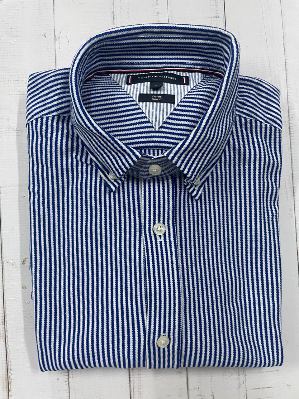 Tommy Hilfiger - Full Sleeved Knitted Slim Fit Shirt