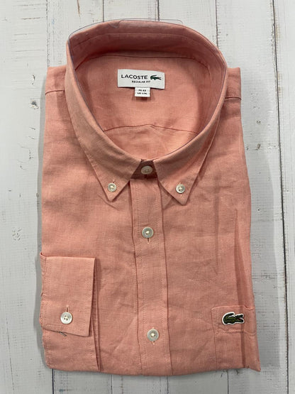 LACOSTE - Full Sleeved Linen Shirt