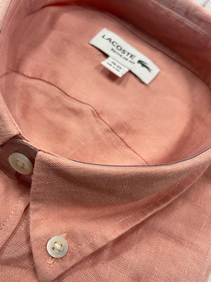 LACOSTE - Full Sleeved Linen Shirt