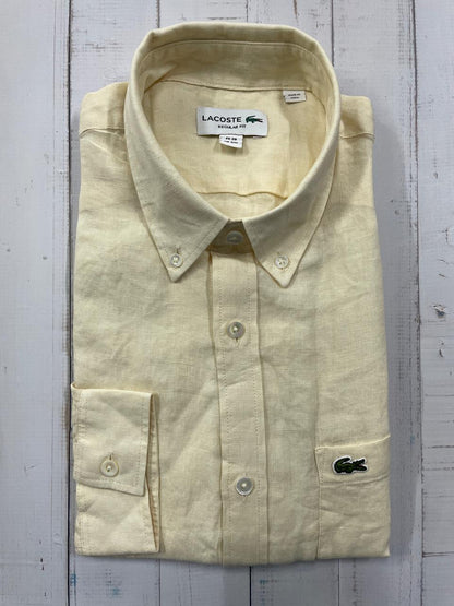 LACOSTE - Full Sleeved Linen Shirt
