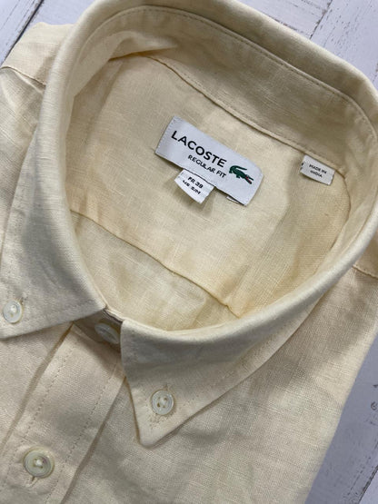 LACOSTE - Full Sleeved Linen Shirt