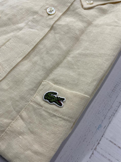 LACOSTE - Full Sleeved Linen Shirt