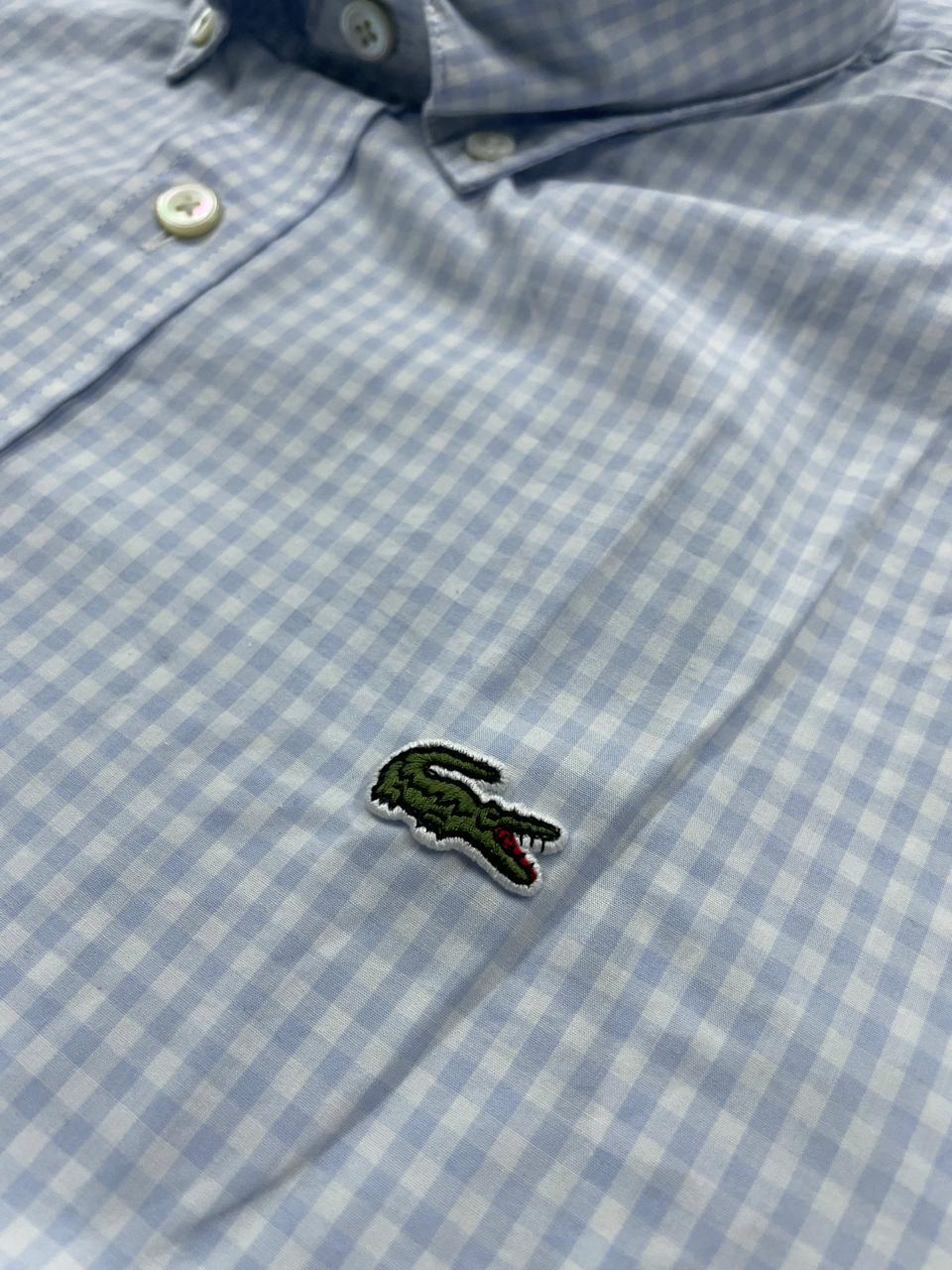 LACOSTE - Full Sleeved Cotton Shirt