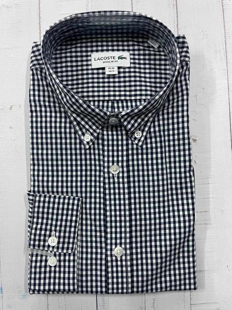 LACOSTE - Full Sleeved Cotton Shirt