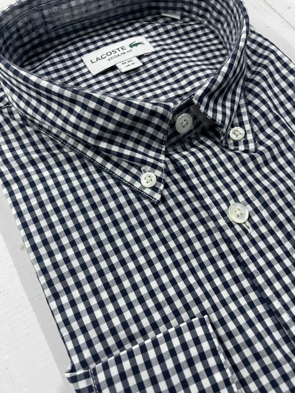LACOSTE - Full Sleeved Cotton Shirt