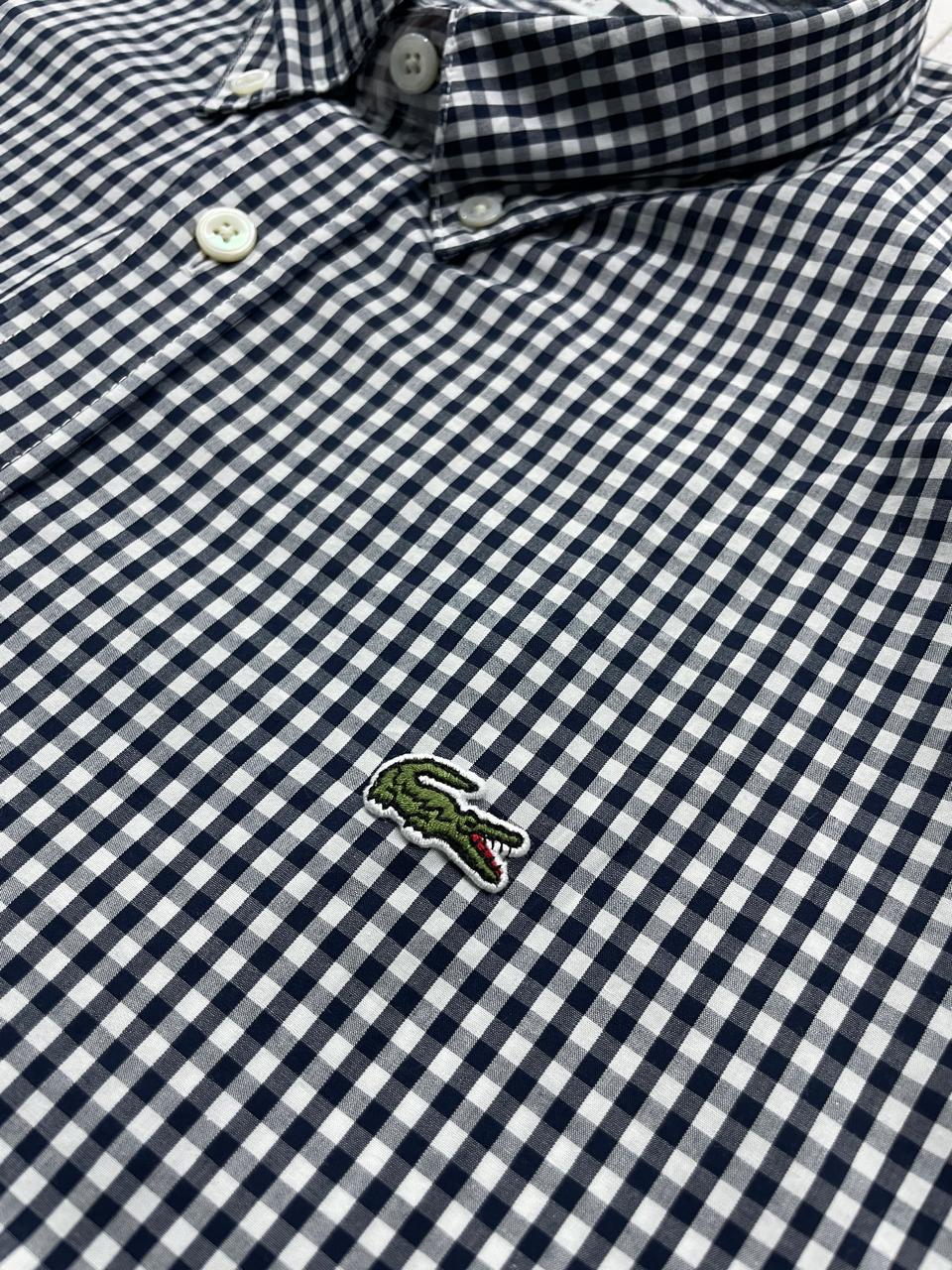 LACOSTE - Full Sleeved Cotton Shirt