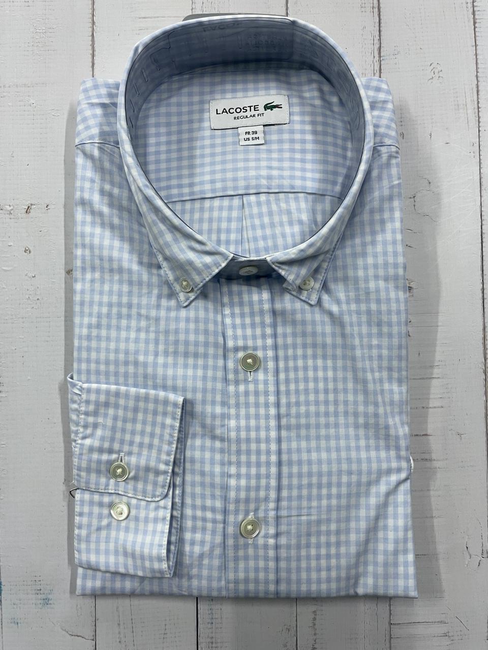LACOSTE - Full Sleeved Cotton Shirt