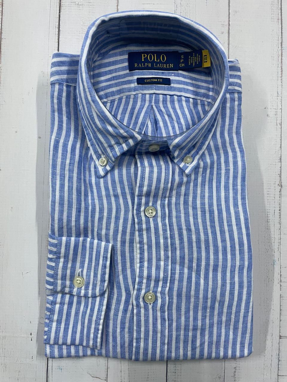 Polo Ralph Lauren - Full sleeve linen shirt - Custom Fit