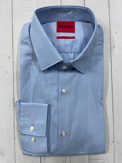 HUGO  - Slim-fit shirt in easy-iron