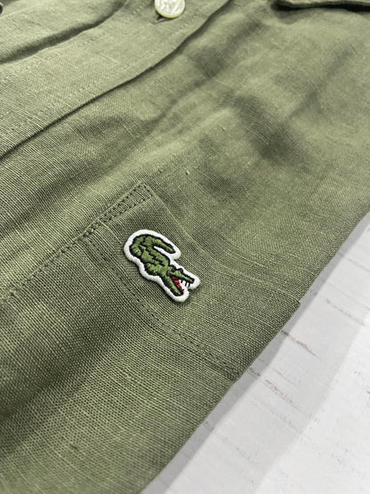 LACOSTE - Full Sleeved Linen Shirt