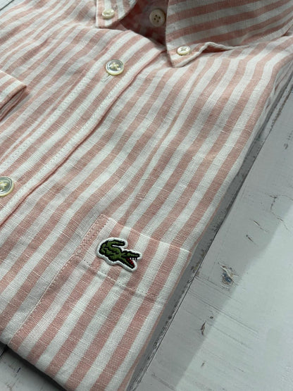 LACOSTE - Full Sleeved Linen Shirt