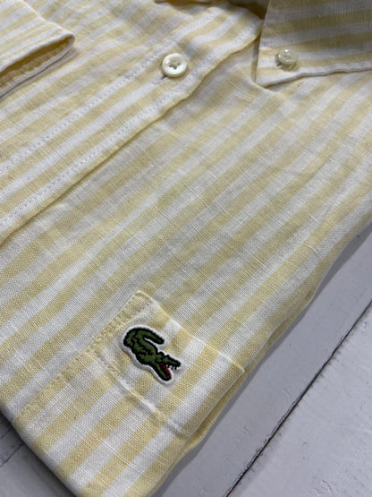 LACOSTE - Full Sleeved Linen Shirt