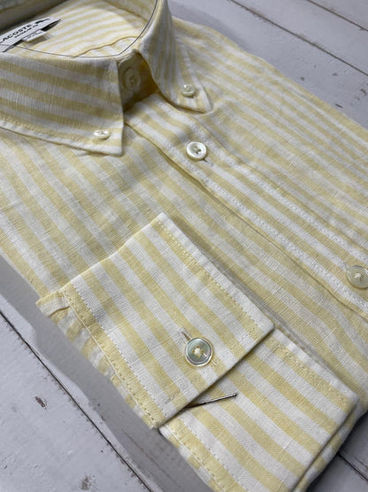 LACOSTE - Full Sleeved Linen Shirt
