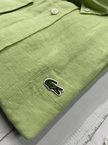 LACOSTE - Full Sleeved Linen Shirt