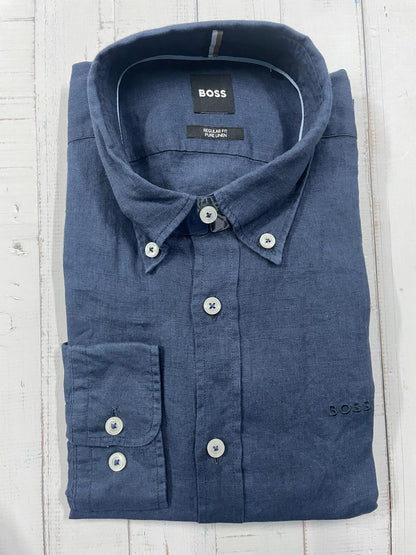 BOSS - Regular Fit Linen Shirt