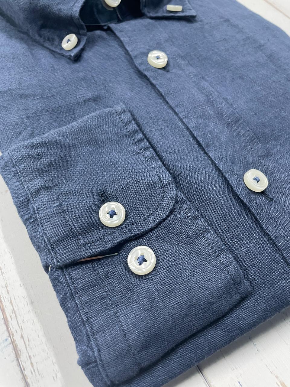 BOSS - Regular Fit Linen Shirt