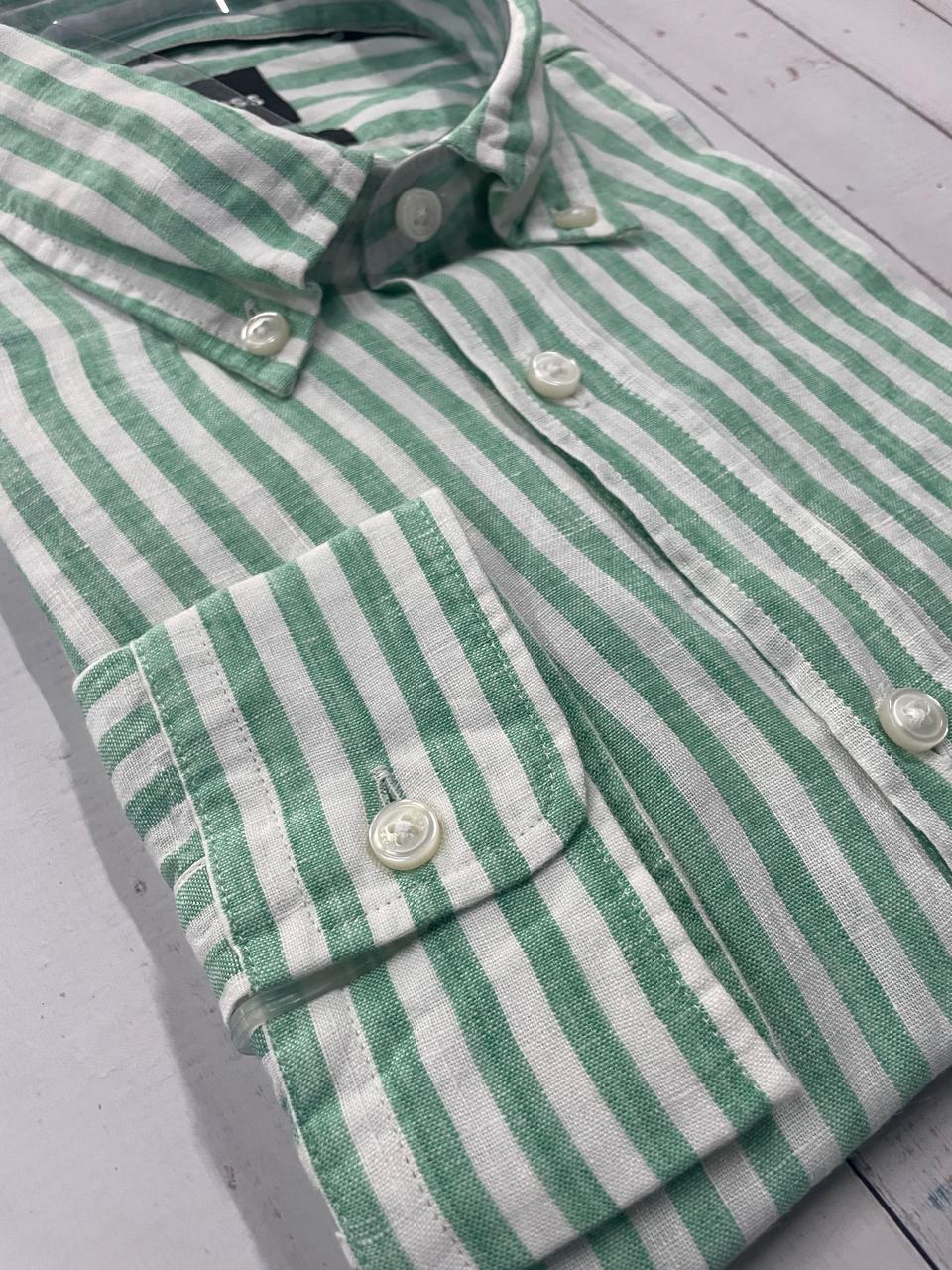 BOSS - Full sleeve linen shirt - Regular Fit