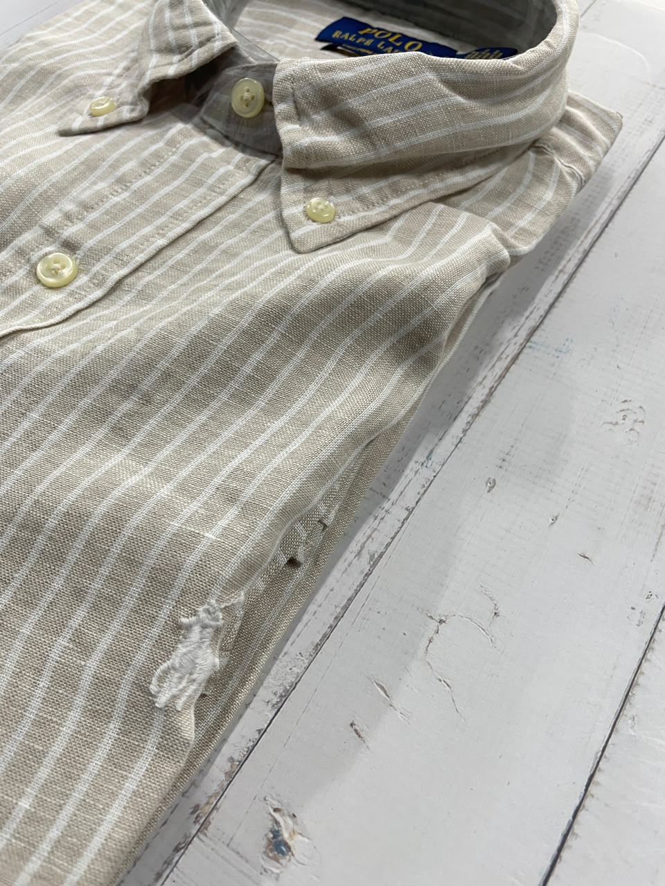 Polo Ralph Lauren - Full sleeve linen shirt - Custom Fit
