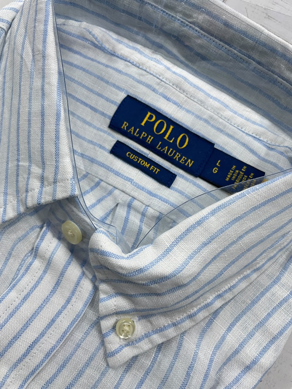 Polo Ralph Lauren - Full sleeve linen shirt - Custom Fit