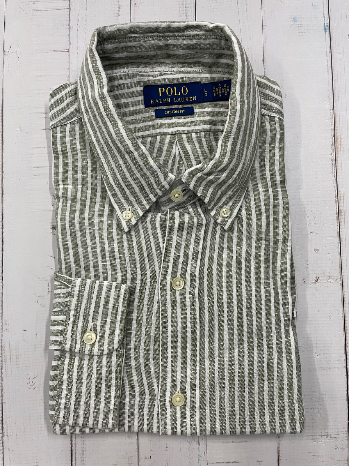 Polo Ralph Lauren - Full sleeve Pure linen shirt - Custom Fit