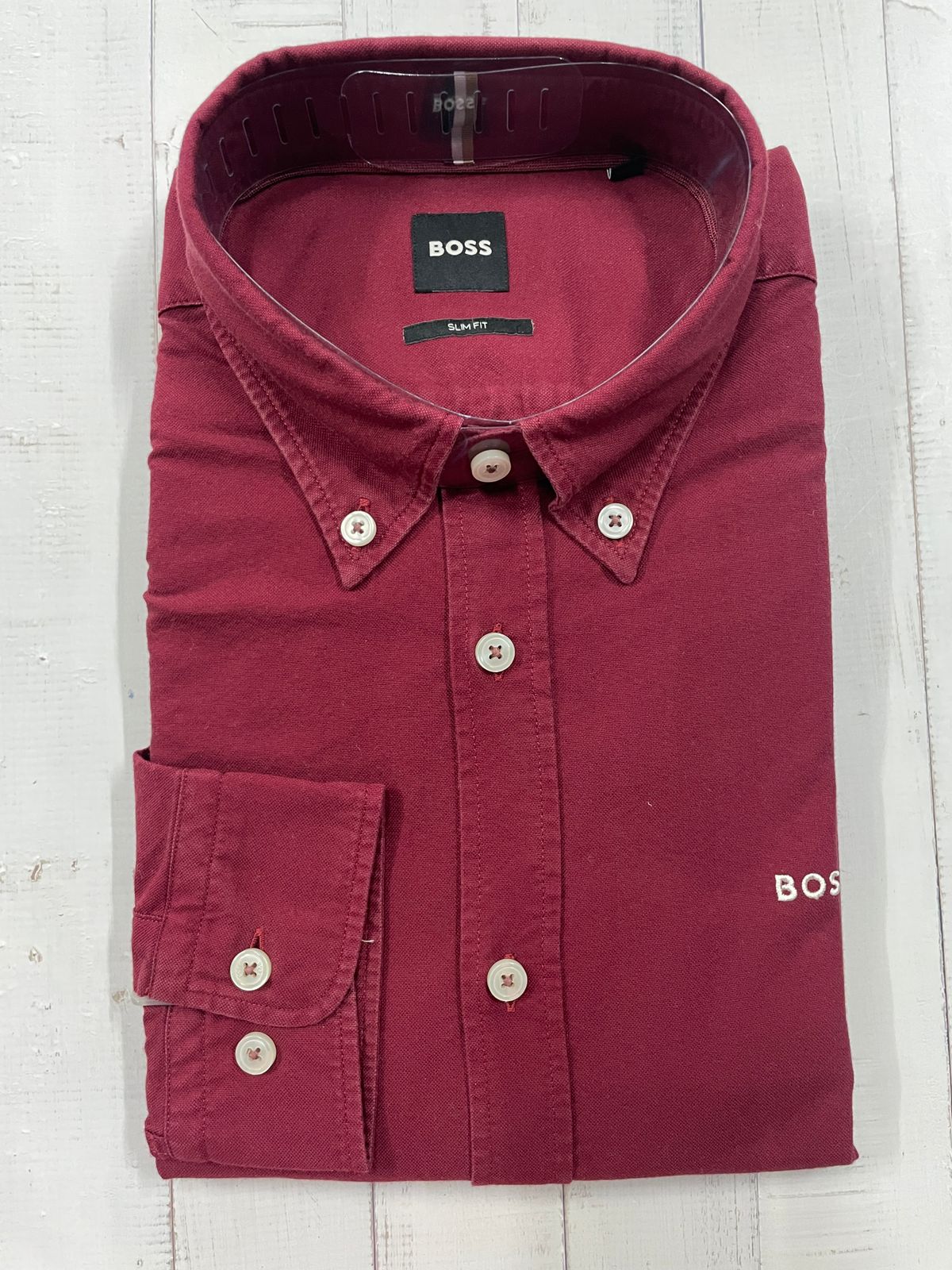BOSS - Full sleeve oxford shirt - Slim Fit