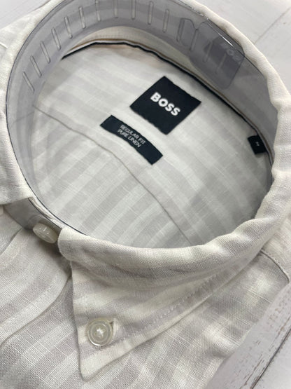 BOSS - Full sleeve Pure linen shirt - Regular Fit