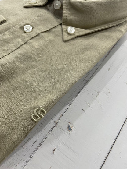 BOSS - Full sleeve Pure linen shirt - Regular Fit