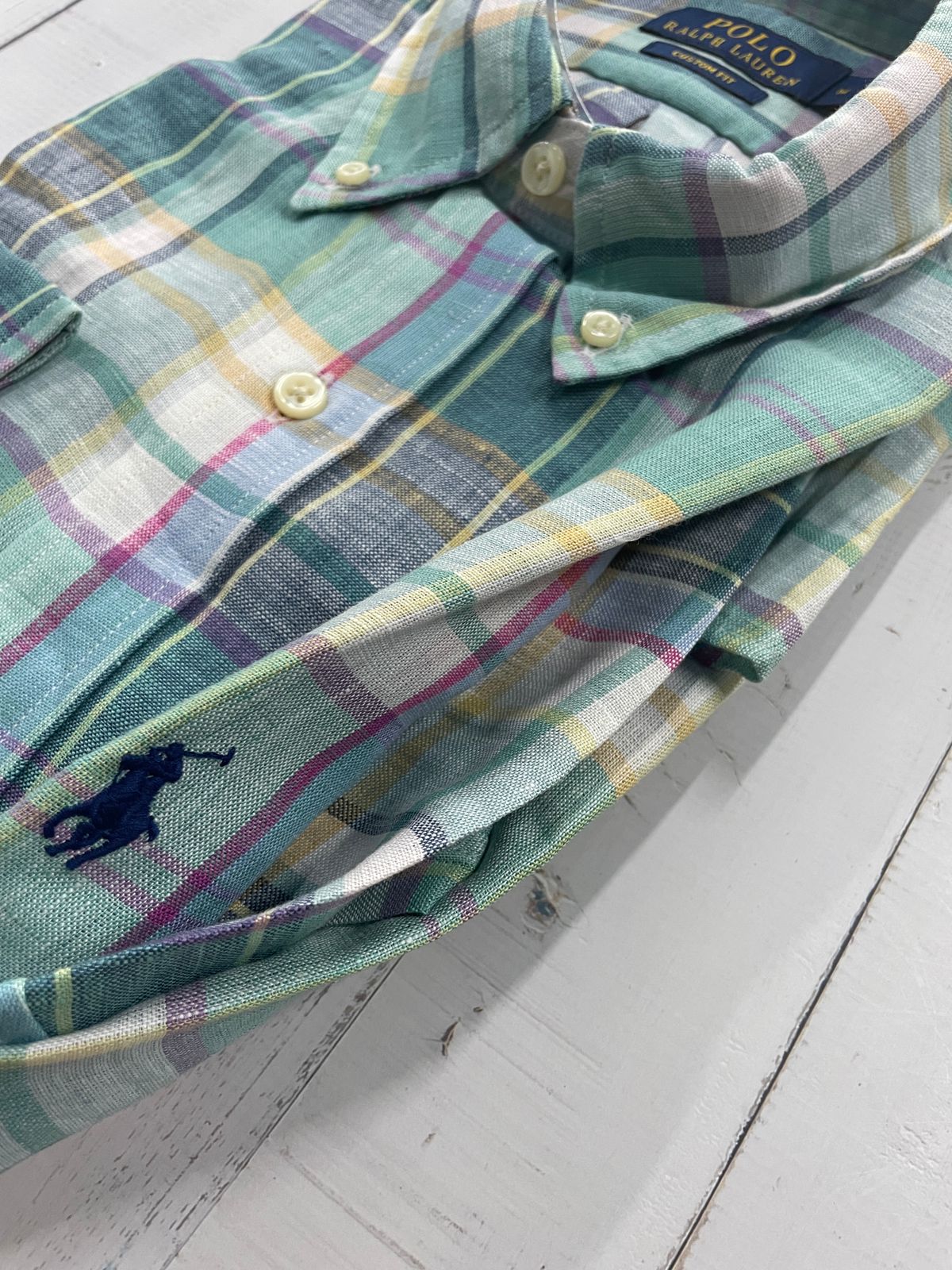 Polo Ralph Lauren - Full sleeve Pure linen shirt - Custom Fit