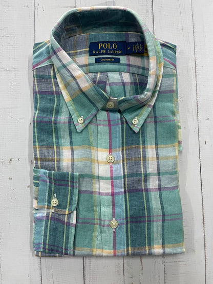 Polo Ralph Lauren - Full sleeve Pure linen shirt - Custom Fit