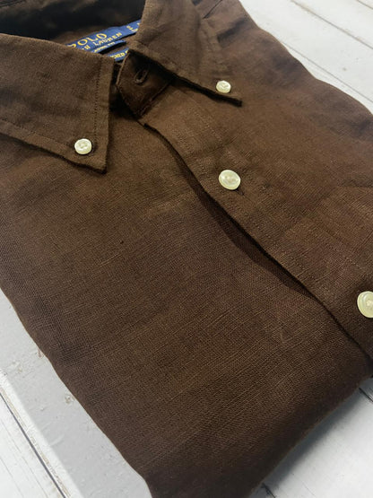 Polo Ralph Lauren - Full sleeve Pure linen shirt - Classic Fit - UNTUCKED FIT
