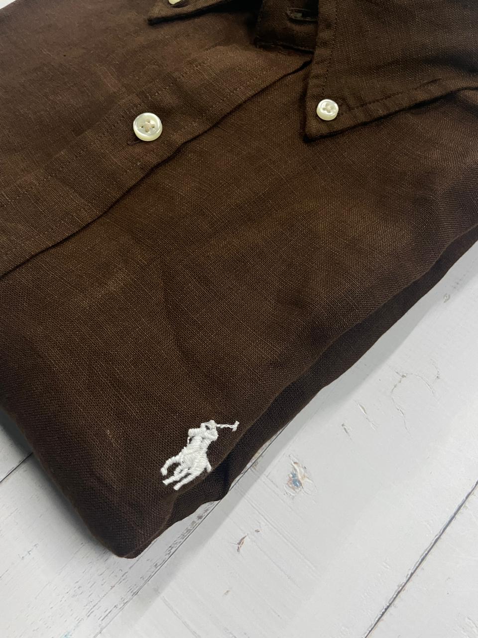 Polo Ralph Lauren - Full sleeve Pure linen shirt - Classic Fit - UNTUCKED FIT