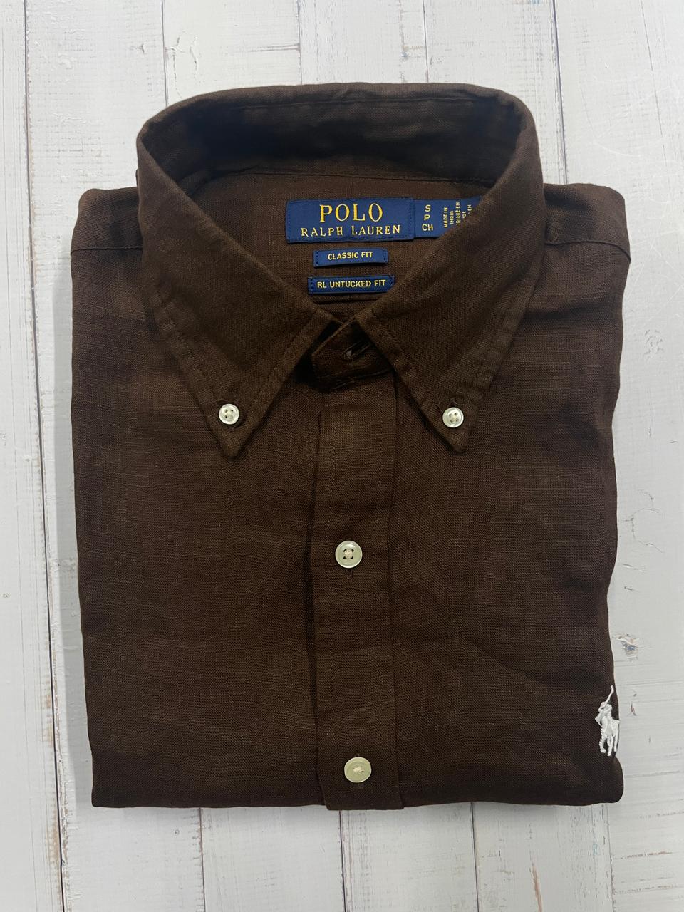 Polo Ralph Lauren - Full sleeve Pure linen shirt - Classic Fit - UNTUCKED FIT