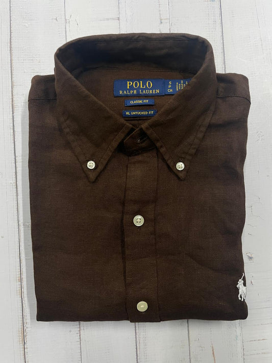 Polo Ralph Lauren - Full sleeve Pure linen shirt - Classic Fit - UNTUCKED FIT